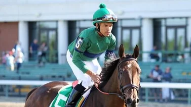 Jockey venezolano va hacia su cuarto título consecutivo en la estadística de este hipódromo de Estados Unidos