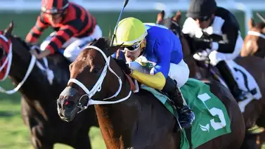 Leonel Reyes ganó el último Stakes del año del ChampionshipMeet 2023 en Gulfstream Park Leonel Reyes ganó el último Stakes del año del ChampionshipMeet 2023 en Gulfstream Park