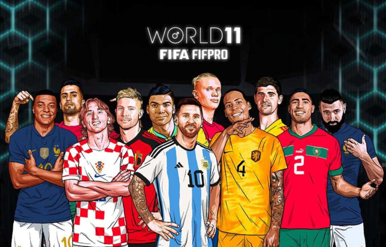 ¡Once De Gala! Estos Son Los Nominados Al FIFPRO World 11