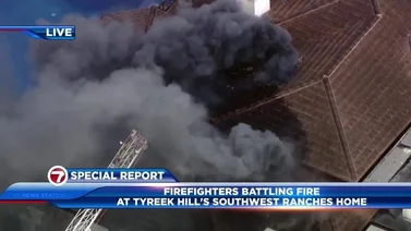 NFL: Reportan incendio en la mansión de un jugador de Miami Dolphins (+Video)