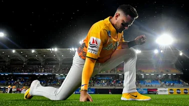 LVBP: ¡El de Los Teques! Miguel Rojas pone a ganar a La Guaira sobre Leones con soberbio cuadrangular