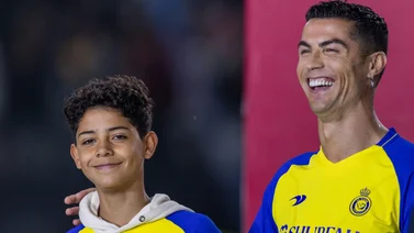 ¡Igualito al padre! Cristiano Ronaldo Jr. incendia las redes sociales con este zapatazo (+Video)