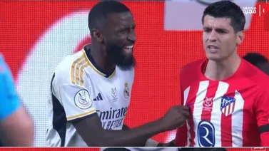 De esta forma peculiar Antonio Rudiger "saca de sus casillas" a Álvaro Morata (+video)
