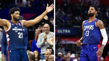 NBA: ¡Dominante en el tabloncillo! Paul George comparó a Joel Embiid con esta leyenda de la liga 