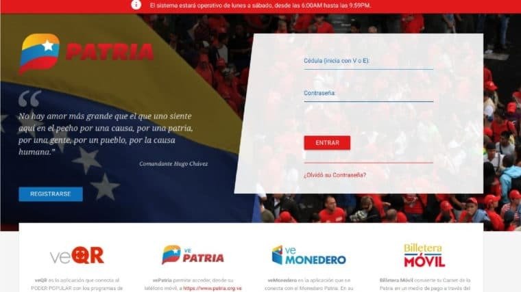 Billetera patria discount