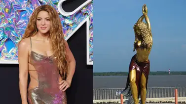 Joven homenajea a Shakira y se disfraza de su estatua (+Video) Joven homenajea a Shakira y se disfraza de su estatua (+Video)