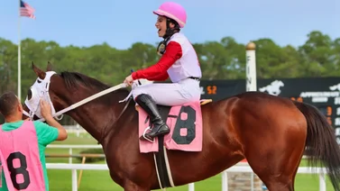 Joven Yoqueta logra su primera victoria del año en este hipódromo de Estados Unidos