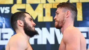 Artur Beterbiev y Callum Smith están listos para su pelea ¿Cómo quedó el pesaje y el último careo? Artur Beterbiev y Callum Smith están listos para su pelea ¿Cómo quedó el pesaje y el último careo?
