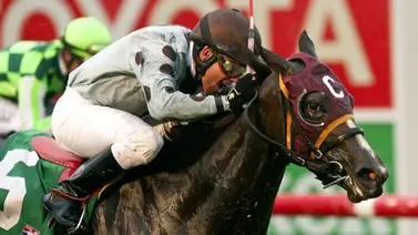 Jockey venezolano encendido en este hipódromo de Estados Unidos Jockey venezolano encendido en este hipódromo de Estados Unidos