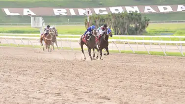 Ángel Castillo monta a este purasangre que tiene 224 días sin correr en La Rinconada Ángel Castillo monta a este purasangre que tiene 224 días sin correr en La Rinconada