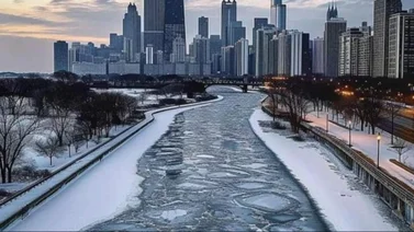 Apocalípticas imágenes en Chicago deja la ola de frío en Estados Unidos 