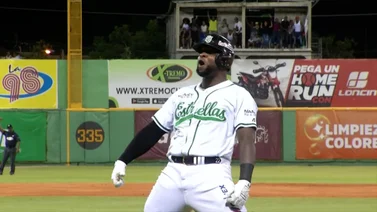 LIDOM: Miguel Sanó y su eufórica celebración en el primero de la final