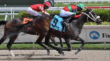 Jockey venezolano gana y sorprende en este hipódromo de Estados Unidos