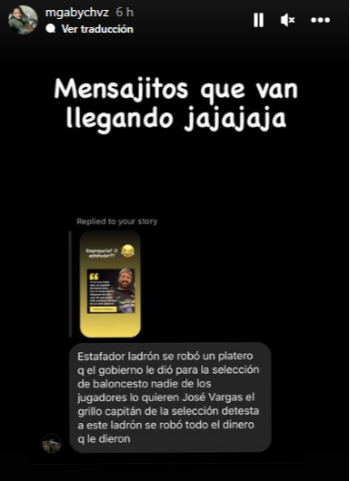 ¿Se acabó la química? La vez que Greivis Vásquez y María Gabriela Chávez se dejaron ver “acaramelados”  