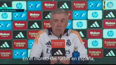 Ancelotti sobre caso de Dani Olmo “Hay que respetar las reglas” (+VÍDEO) Ancelotti sobre caso de Dani Olmo “Hay que respetar las reglas” (+VÍDEO)