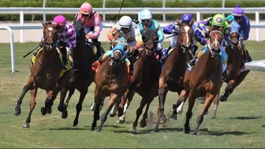 Yunta venezolana consigue la primera victoria de la temporada 2025 en este hipódromo de Estados Unidos