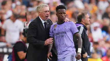 Carlo Ancelotti defiende a Vinícius por la expulsión: "Vamos a recurrir" (+Video) Carlo Ancelotti defiende a Vinícius por la expulsión: "Vamos a recurrir" (+Video)