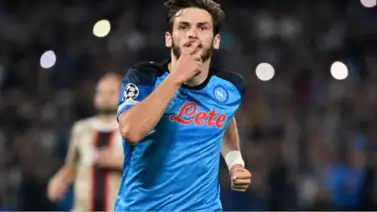 PSG listo para romper el mercado con Kvaratskhelia  PSG listo para romper el mercado con Kvaratskhelia