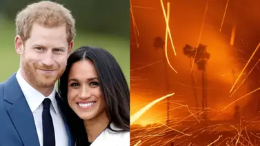 Incendios en California amenazan hogar del príncipe Harry y Meghan Markle Incendios en California amenazan hogar del príncipe Harry y Meghan Markle