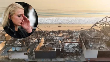 Paris Hilton regresa a las ruinas de su casa en Malibú (+Video)