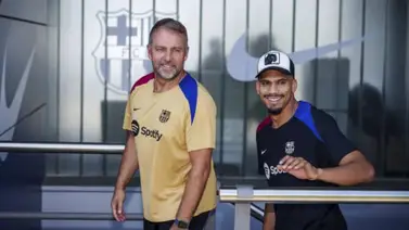 Hansi Flick ve como un impulso el regreso de Ronald Araujo Hansi Flick ve como un impulso el regreso de Ronald Araujo