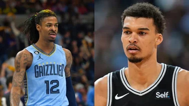 NBA: ¿Quién ganó la pelea? Morant vs Wembanyama, protagonistas del choque del futuro
