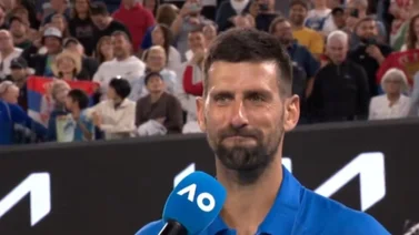 "Lo siento, tengo esposa; pero podemos tomar algo de todas maneras" declaró Djokovic luego de ganar en el Australian Open