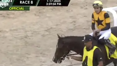 Mira como Samuel Marín le quita el manjar de la victoria a Irad Ortiz Jr. en la raya (+Video) Mira como Samuel Marín le quita el manjar de la victoria a Irad Ortiz Jr. en la raya (+Video)