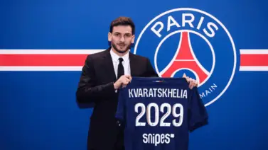 PSG hace oficial la contratación de Khvicha Kvaratskhelia hasta 2029 PSG hace oficial la contratación de Khvicha Kvaratskhelia hasta 2029