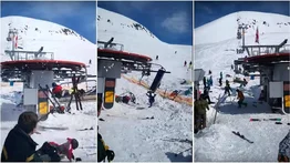 España: Grave accidente en un telesilla en la estación de Astún deja al menos 30 heridos