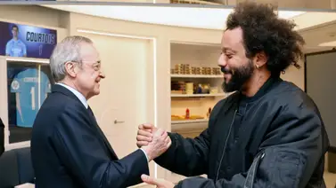 Marcelo recibió una emotiva ovación “Yo soy del Madrid a muerte” Marcelo recibió una emotiva ovación “Yo soy del Madrid a muerte”