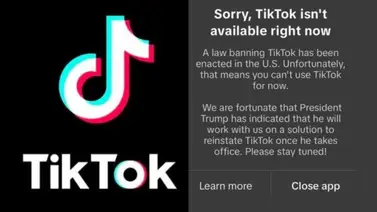 TikTok cerro en EEUU TikTok cerro en EEUU