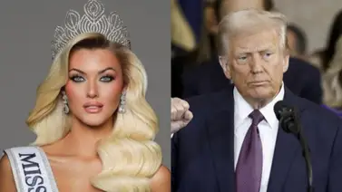 Así lució Miss Universo 2024 en la juramentación de Donald Trump Así lució Miss Universo 2024 en la juramentación de Donald Trump