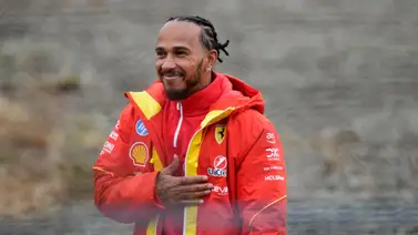 Fórmula 1: Lewis Hamilton dio su primera vuelta con Ferrari Fórmula 1: Lewis Hamilton dio su primera vuelta con Ferrari