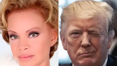 El encuentro entre Paloma San Basilio y Donald Trump en un hotel El encuentro entre Paloma San Basilio y Donald Trump en un hotel