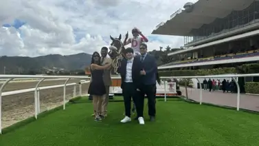 Un sueño hecho realidad para este aprendiz que logra su primera victoria en La Rinconada Un sueño hecho realidad para este aprendiz que logra su primera victoria en La Rinconada