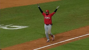 ¿Cuánto tardó en correr las bases Junior Caminero tras dar el HR en el 7mo de la final en LIDOM?
