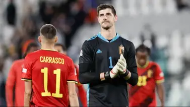 Courtois satisfecho con el final del ex seleccionador de Belgica Courtois satisfecho con el final del ex seleccionador de Belgica