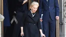 Carolina Herrera asistió a funeral privado en Nueva York