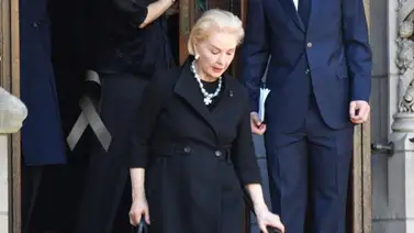 Carolina Herrera asistió a funeral privado en Nueva York Carolina Herrera asistió a funeral privado en Nueva York