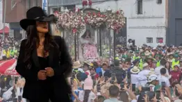 La cantante venezolana Annakarina desborda su fe en la celebración a la Divina Pastora