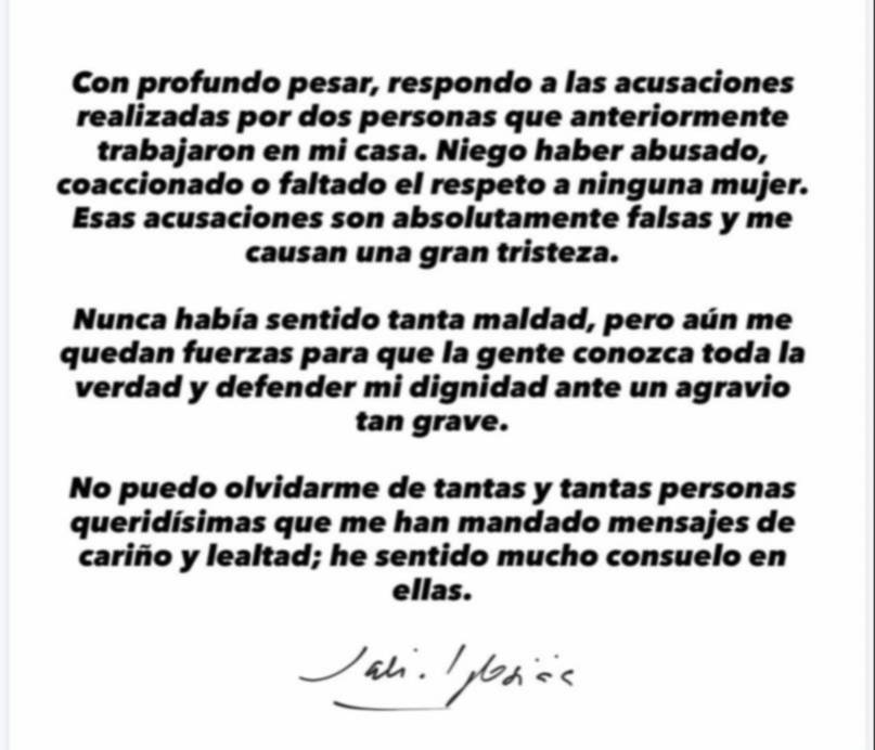 Esposa de Julio Iglesias rompe el silencio tras acusaciones de abuso sexual 