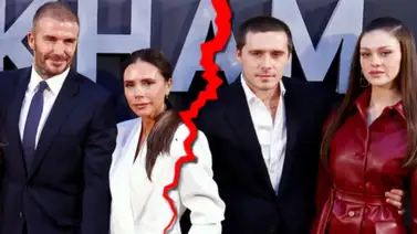 Reviven incómodo momento de Brooklyn con David y Victoria Beckham Reviven incómodo momento de Brooklyn con David y Victoria Beckham