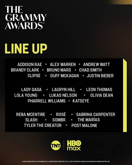 Premios Grammy 2026: Horarios y dónde ver la ceremonia en vivo en Latinoamérica 