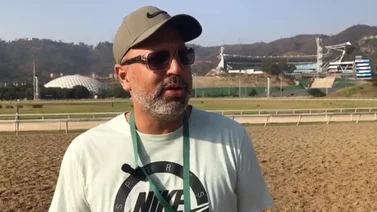 Eliécer Gómez espera la victoria en el inicio del 5y6 con este ejemplar (+video)