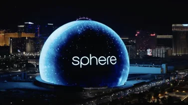 NFL: Mira el brutal homenaje de Sphere en Las Vegas por el Super Bowl LVIII