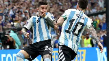 Así fue el golazo de Enzo Fernandez a Dibu Martínez y su celebración emulando a Messi (+Video) Así fue el golazo de Enzo Fernandez a Dibu Martínez y su celebración emulando a Messi (+Video)