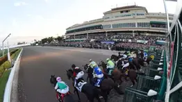 Trainer venezolano llega a esta cantidad de victorias y revienta la taquilla en Gulfstream Park