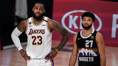 NBA: ¡Sóbese! La falla de LeBron James que terminó en este fuerte balonazo de Jamal Murray (+Video)