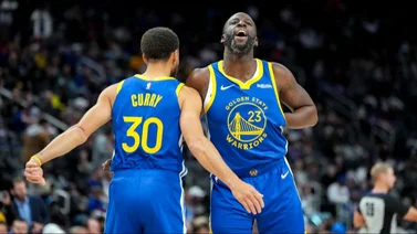 NBA: ¡Enloqueció! Draymond Green desafía a Stephen Curry con este insólito triple (+Video)